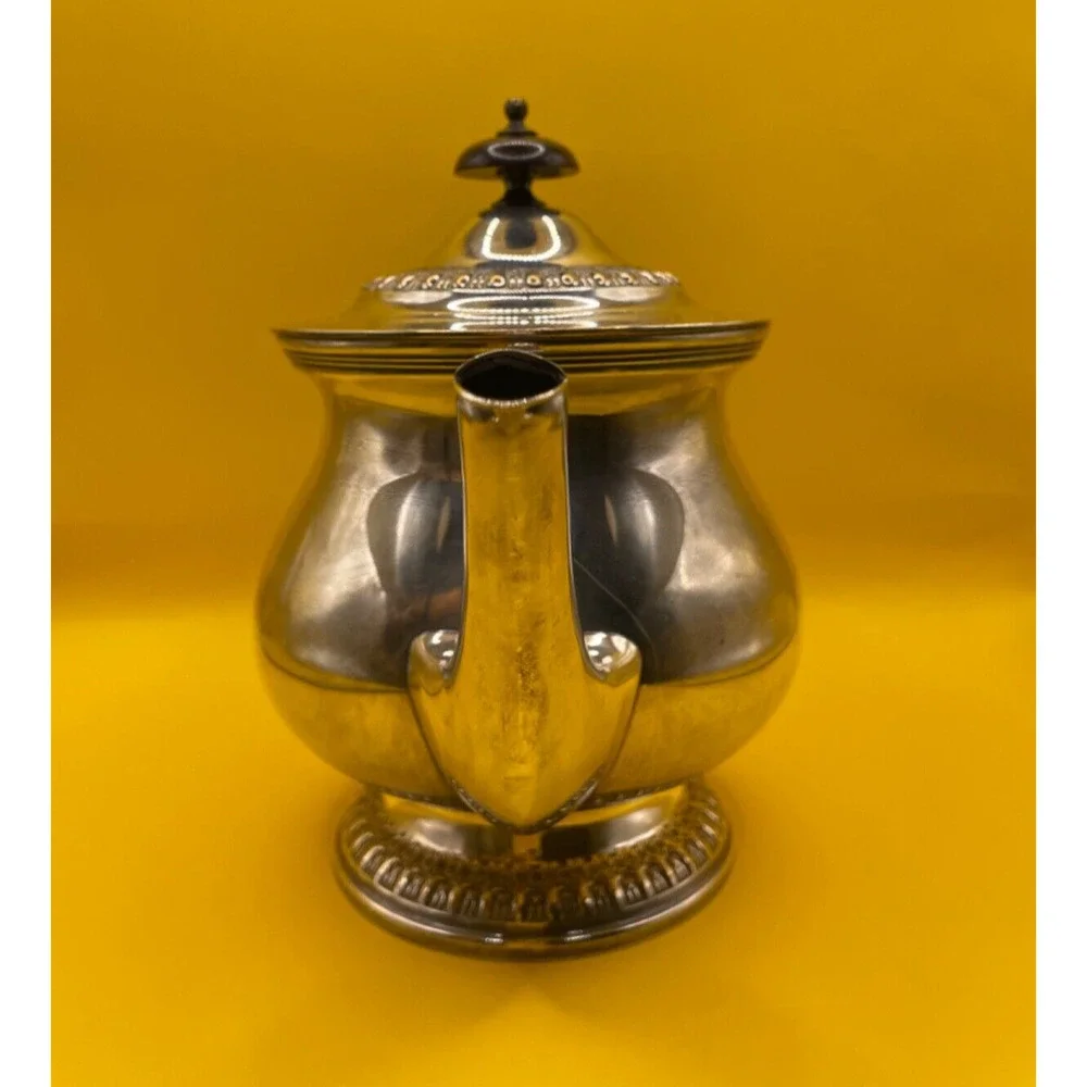 Vintage Wilcox Silver Soldered Teapot